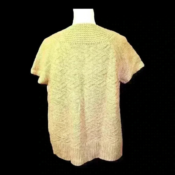 WORTHINGTON Womans TAUPE Knit ALL SEASON Open Front SHRUG Cardigan Sweater Med - Picture 7 of 7